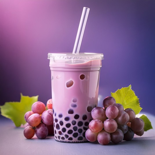 طرز تهیه بابل تی انگور زرد | رسپی استاندارد کافه ای با نکات باریستایی و منابع معتبر