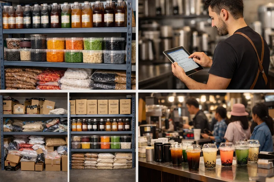 مدیریت موجودی بابل تی در شاپ های شلوغ؛ از حداقل سفارش تا نقطه سفارش مجدد